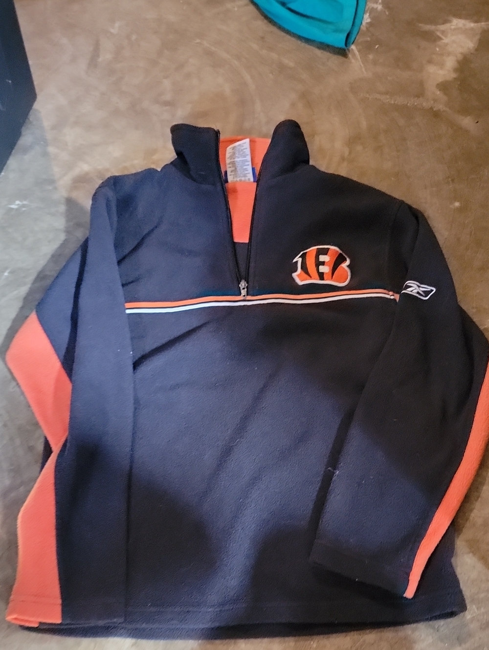 Reebok Kids Cincinati Bengals Quarter Zip